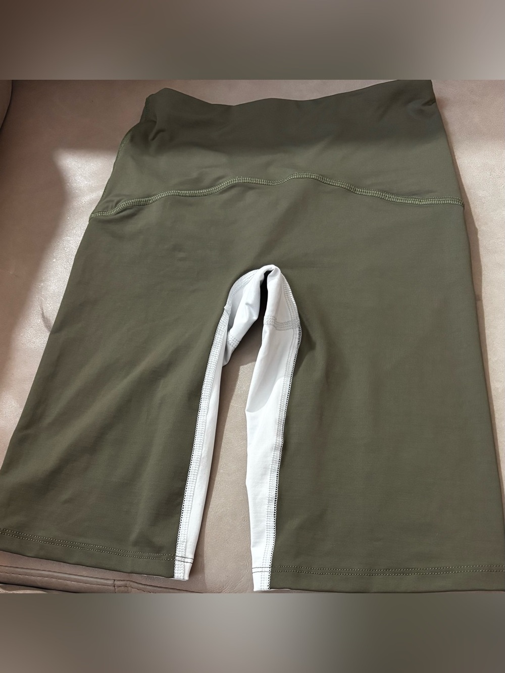 Eques Pante Olive Green High Rise  Equestrian Underwear Shorts XS Made in US EUC